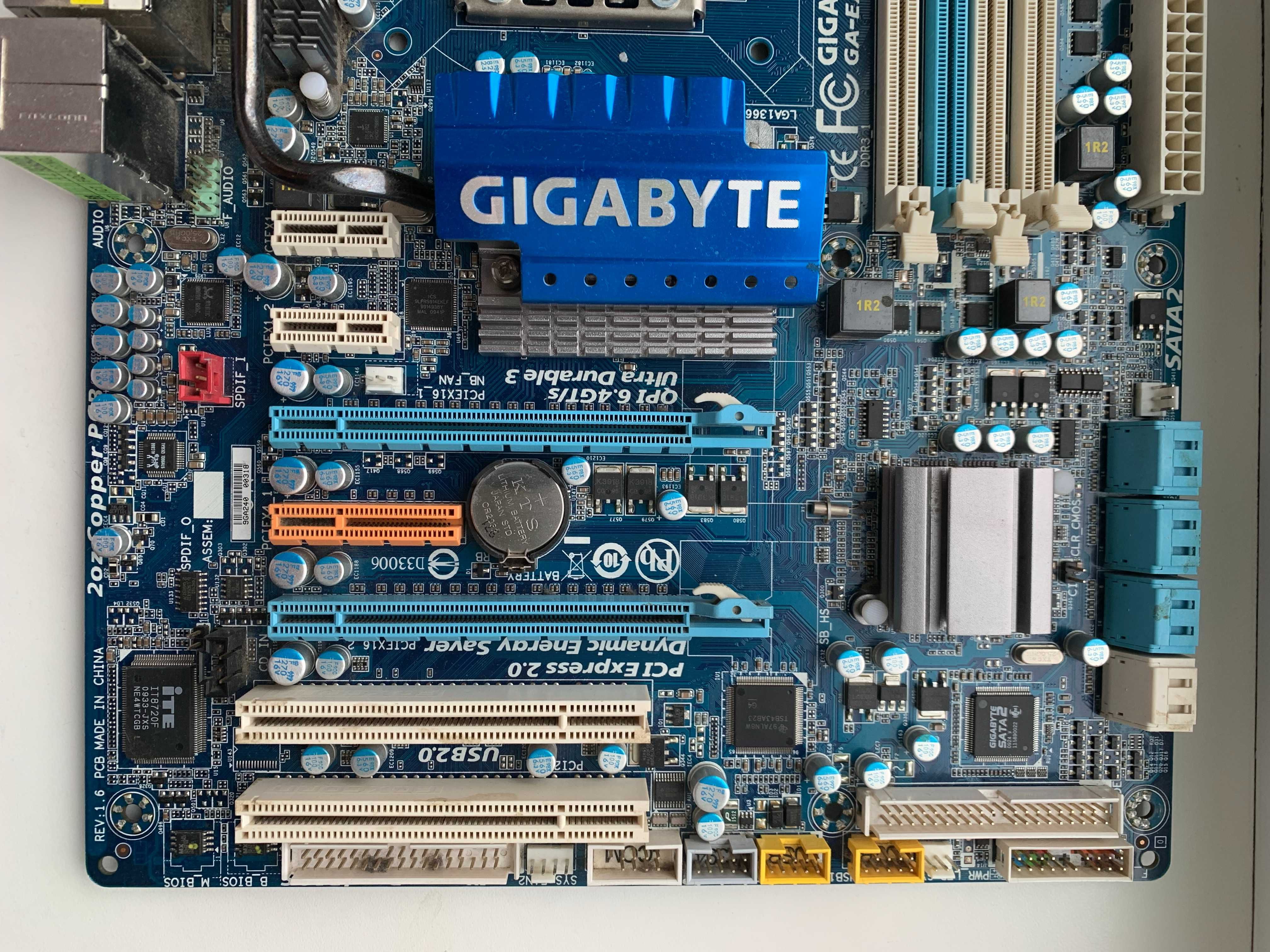 Комплект МП Gigabyte GA-EX58-UD3R CPU I7-920