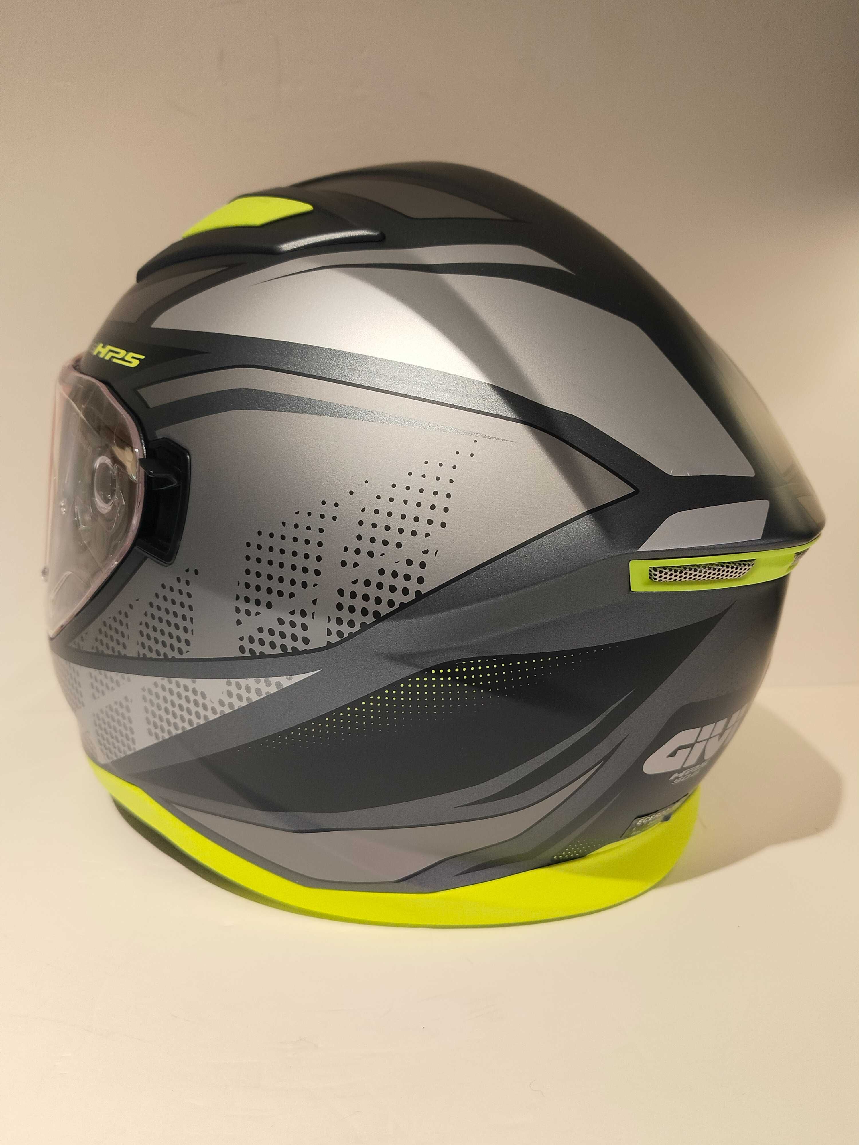 Capacete Givi dupla viseira mota scooter novo