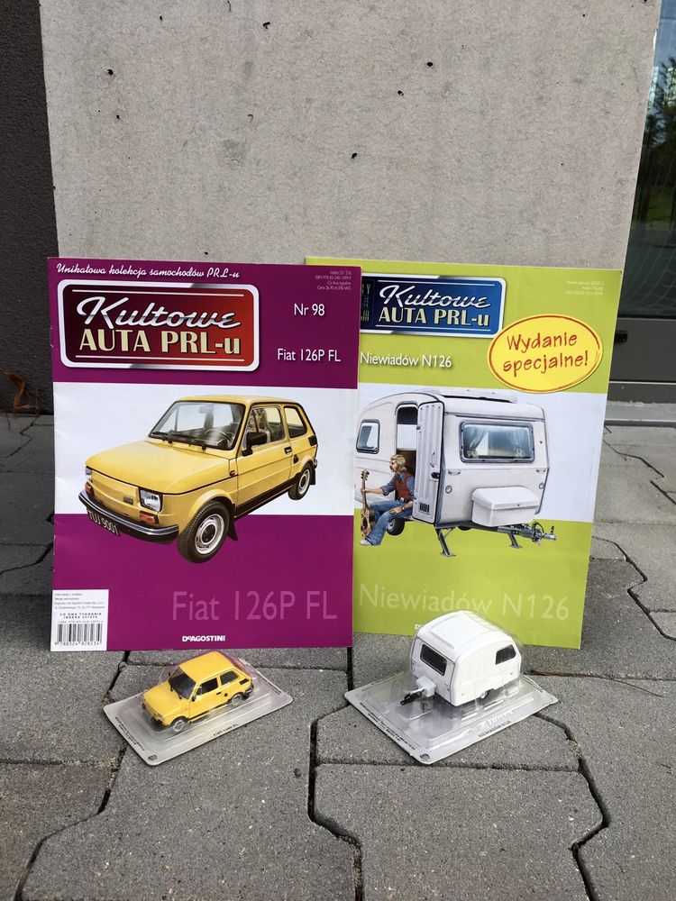 Czasopismo FIAT 126P FL +NIEWIADÓW N126-auta PRL,model,autka,kolekcja