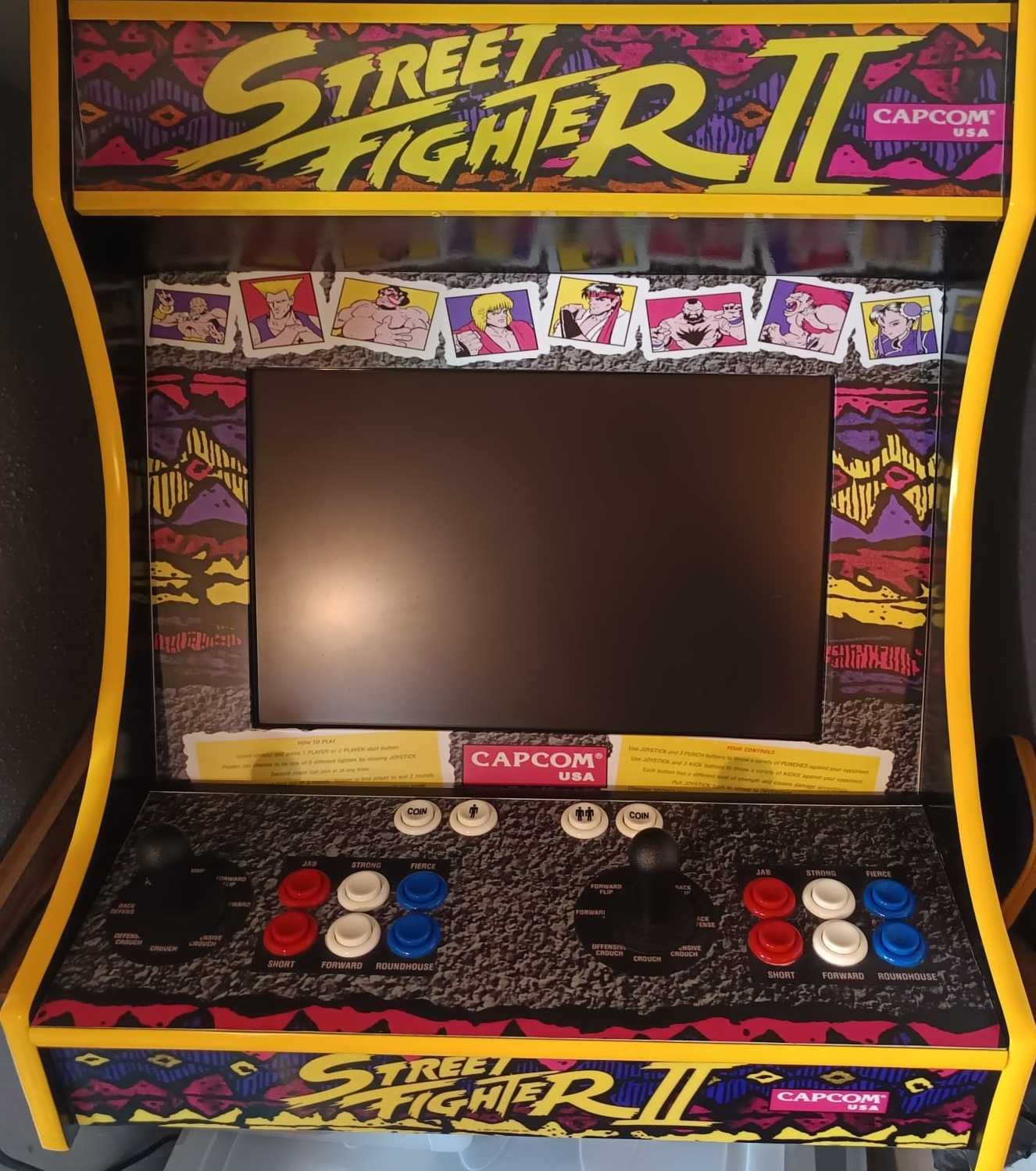 Colecção figuras Street Figther + Bartop Arcade Machine