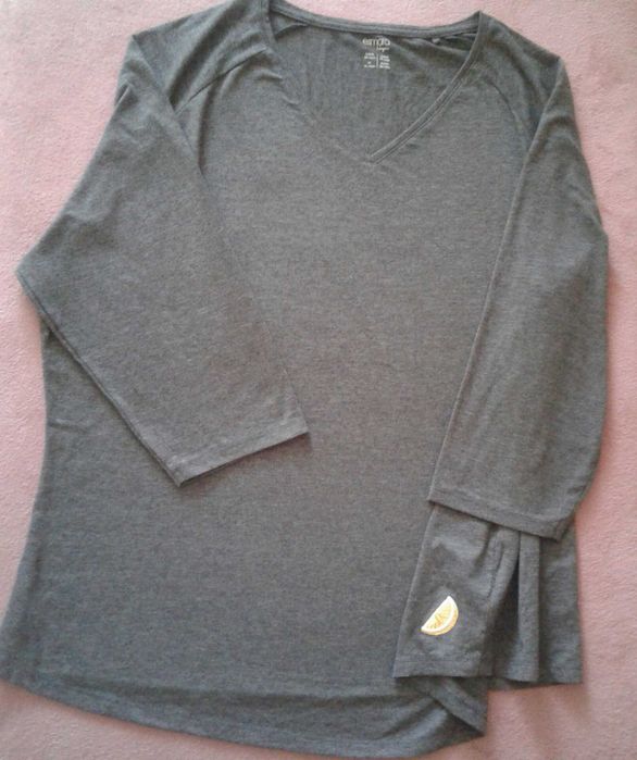 Сірий реглан лонгслів р. 54-56 від Esmara