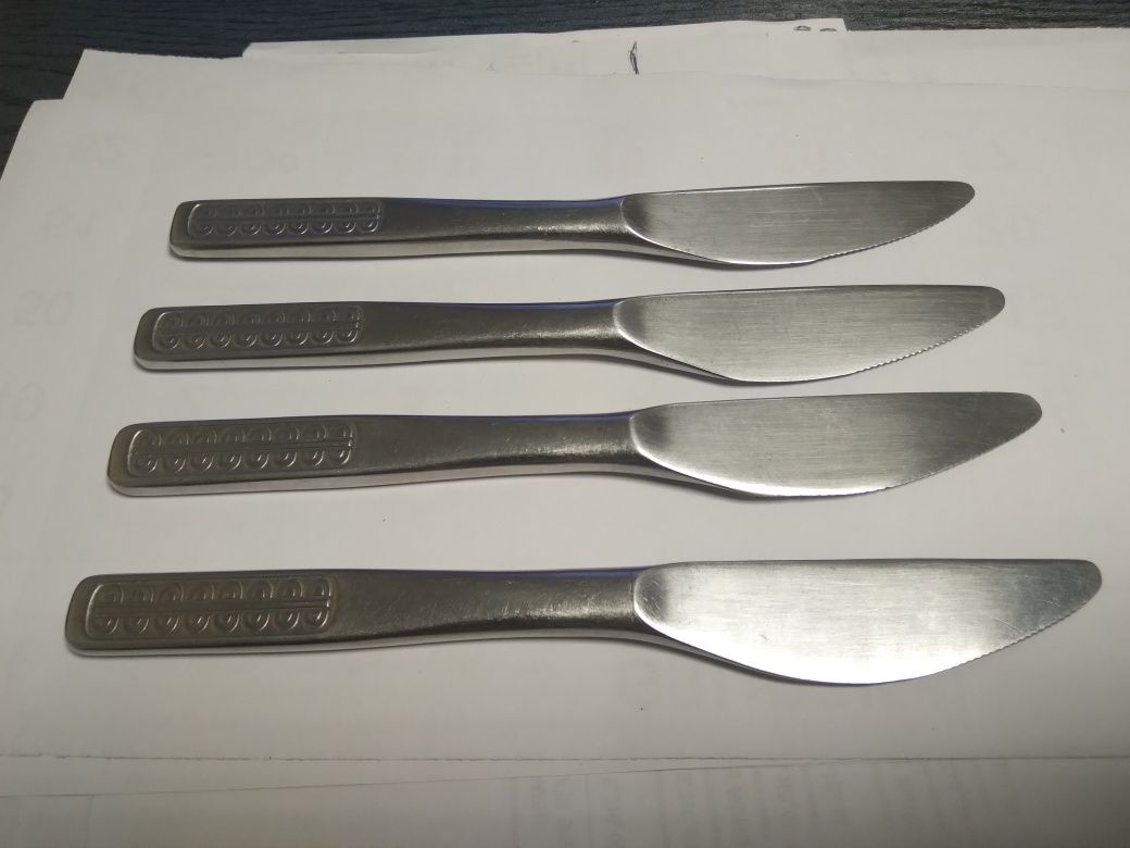 4 noże kuchenne ABS Rostfrei DDR Vintage Prl