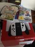 Nintendo Switch OLED 64GB + 2 gry na gwarancji
