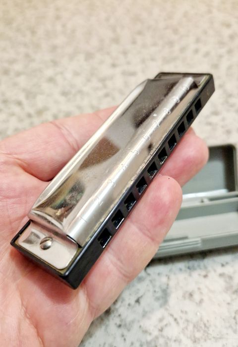 Harmonijka ustna organki retro prl