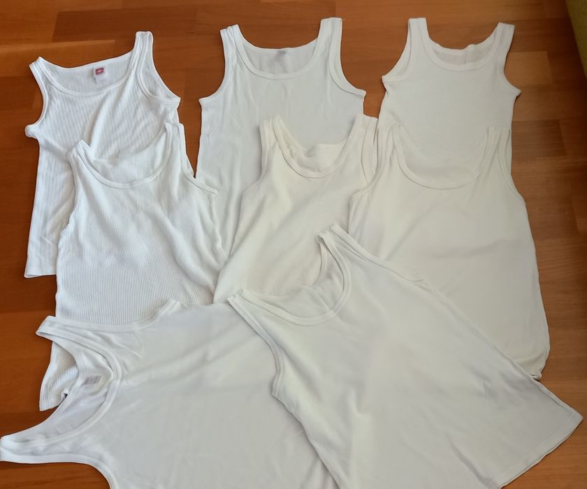 Podkoszulki na ramiączkach 134-152 (cena za 8 szt)