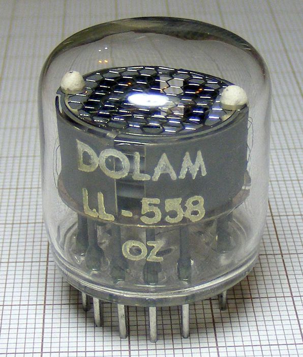 Lampa elektronowa NIXIE LL-558 DOLAM NIEUŻYWANA - cena 2 sztuk