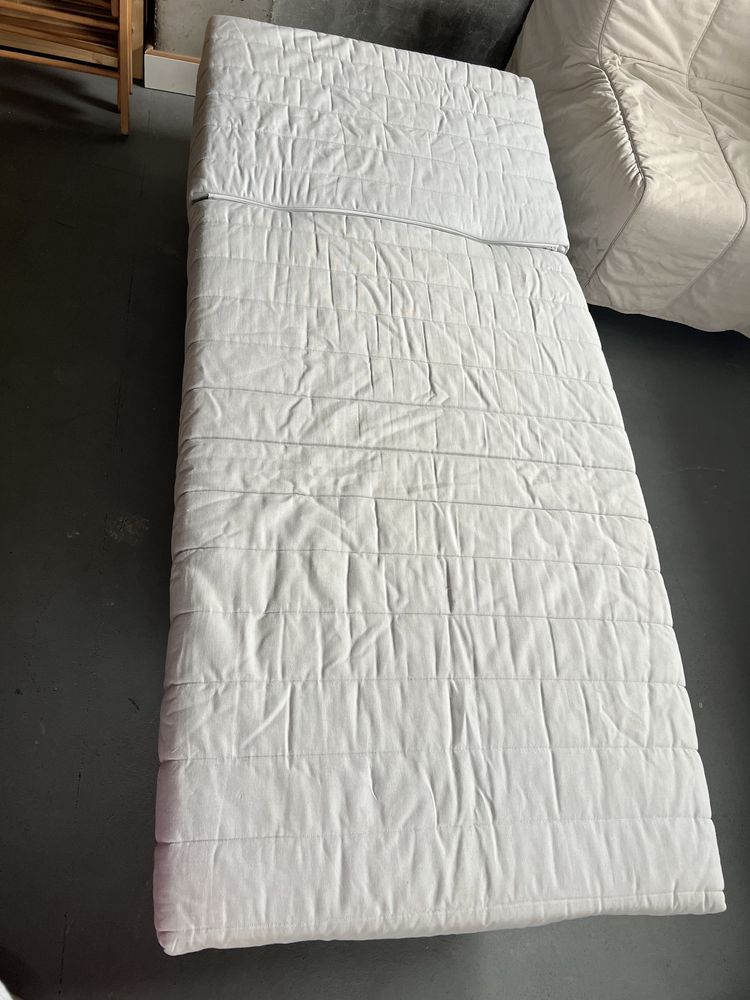 Fotel rozkladany łóżko polowe  Ikea Lycksele beżowy 2 szt