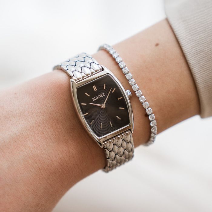 Годинник burker grace silver black macy gold brown