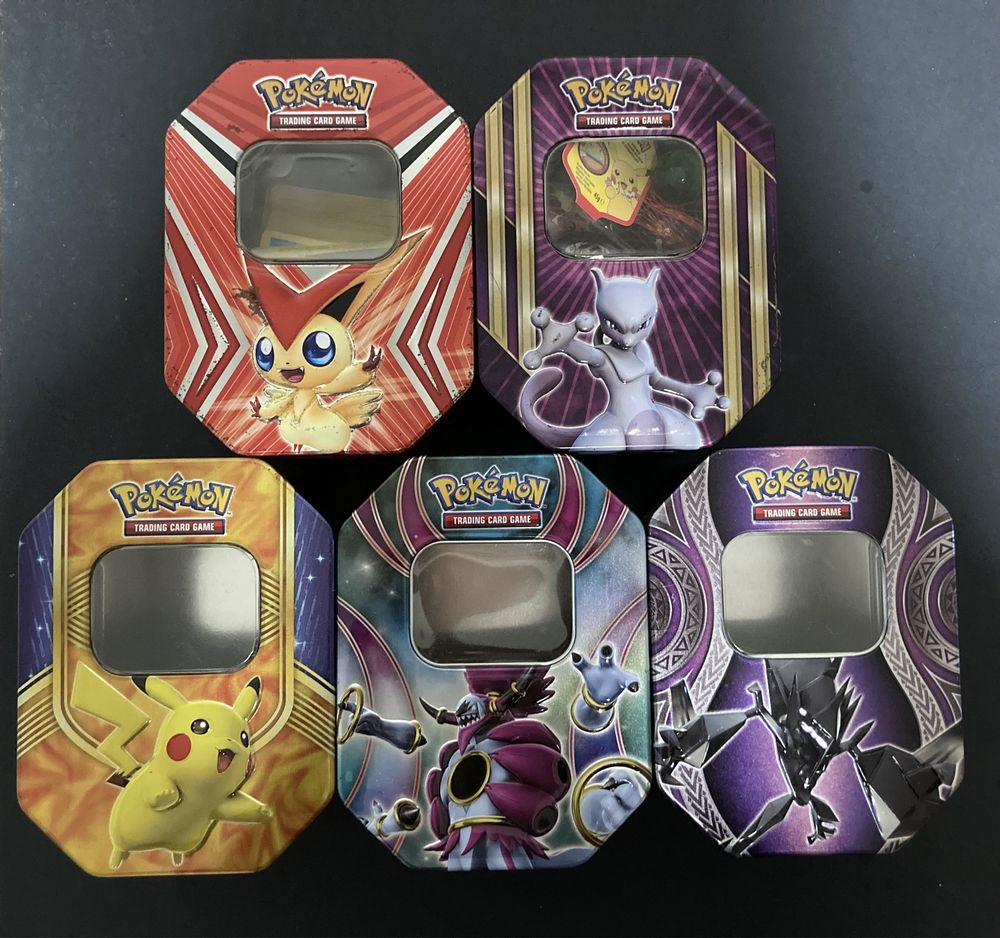 Caixas metal Tins Pokémon