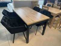 (105MJ) Stół loft rozkładany + 4 krzesła, wyprzedaż 899 zł