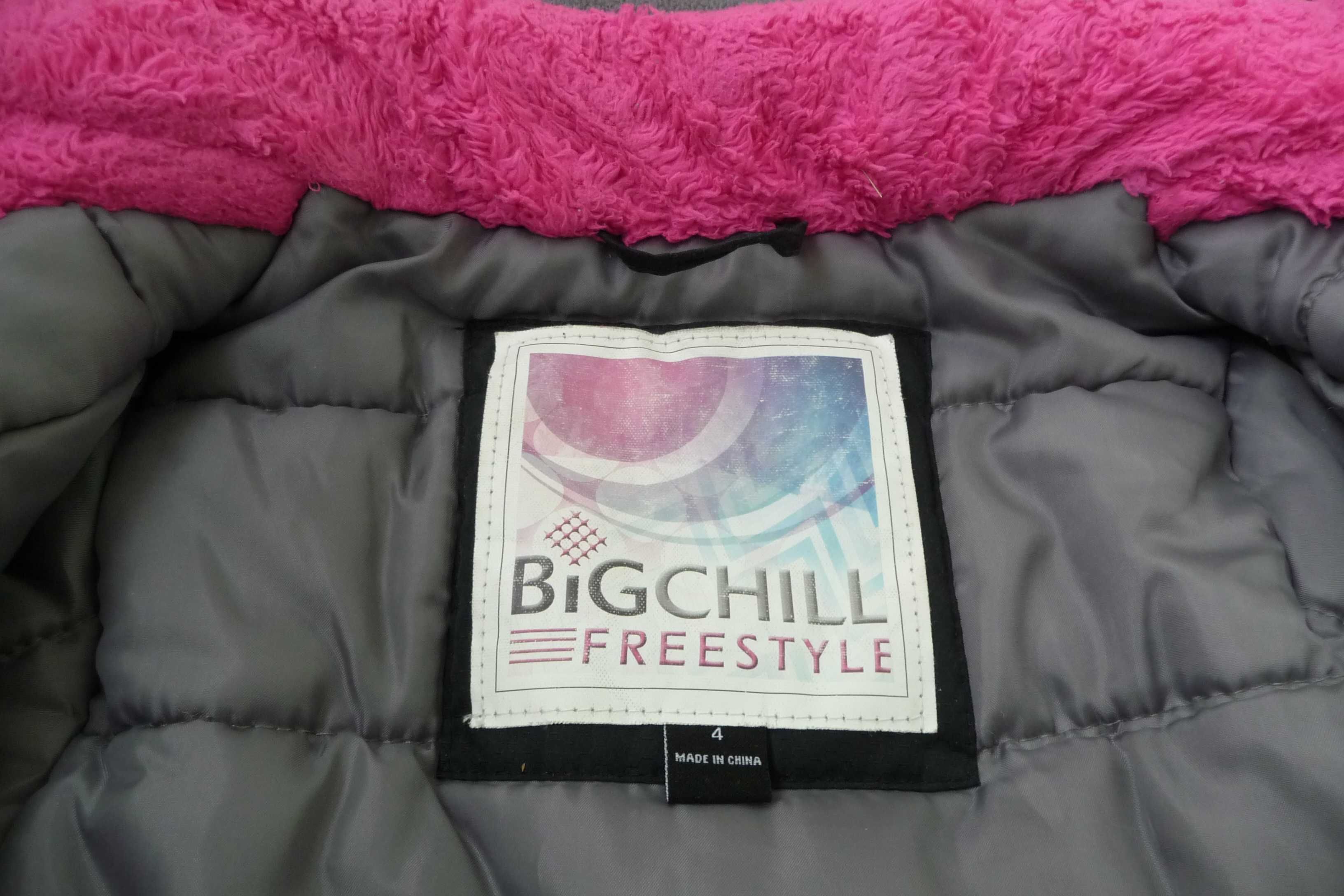 Зимняя теплая куртка на девочку 4 года Big Chill