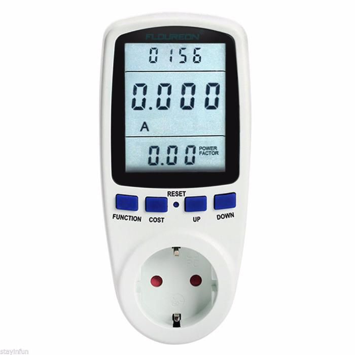 Medidor de energia, watts, amperes, consumo, 220V