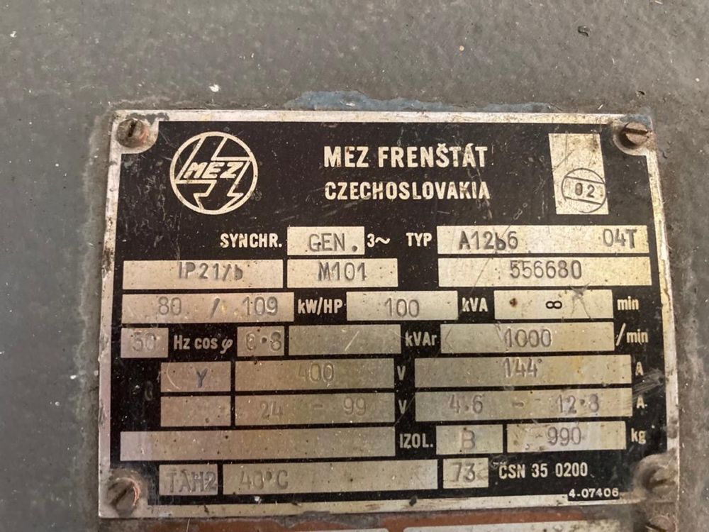 Agregat prądotworczy Slavia DES24