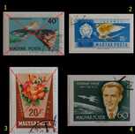 Znaczki pocztowe, Węgry 1962-64, 8 sztuk