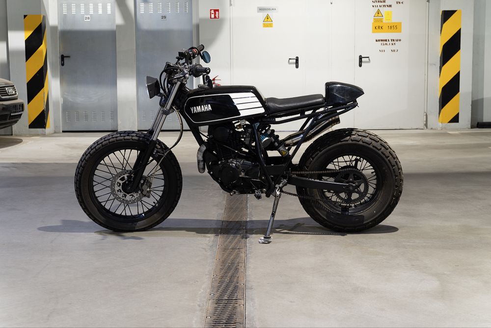 Yamaha TW 125 Custom, Scrambler, Cafe Racer, 125cc
