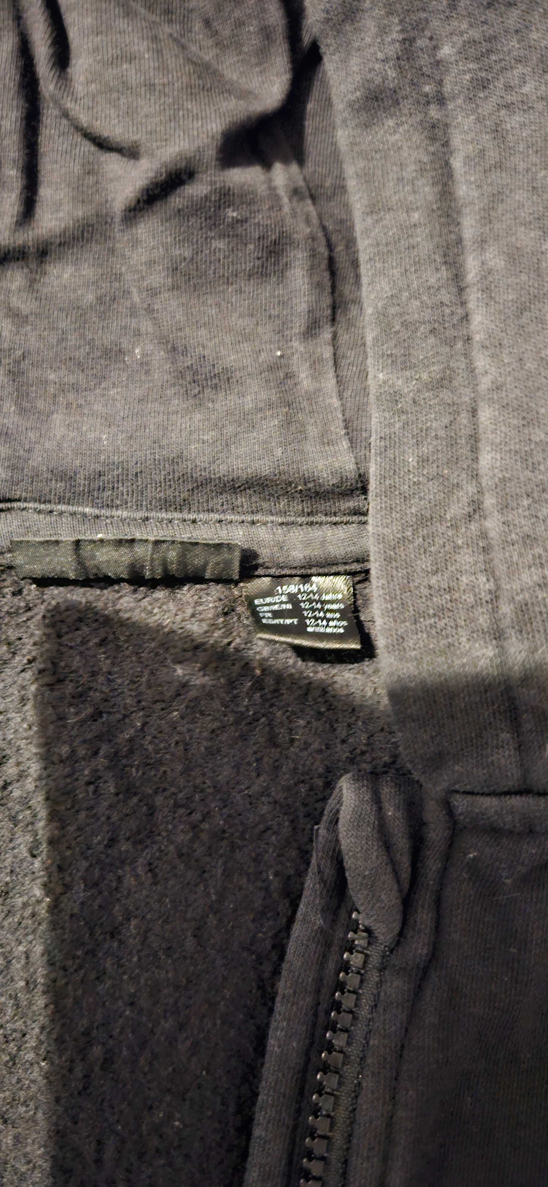 3 bluzy dresowe na zamek dla chłopca, rozmiar 158/164