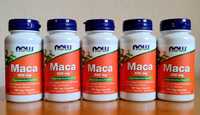 Maca, Now foods. Мака перуанская. 500 мг, 100 и 250 капсул.