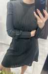 Czarna sukienka Aware Vero Moda 36 S w paski