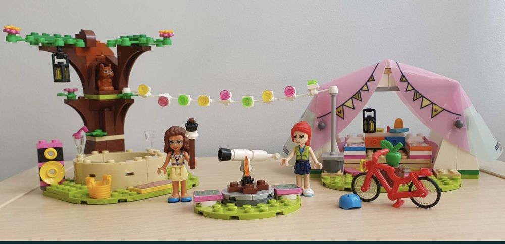 Lego Friends 41392 luksusowy kamping namiot z pudełkiem