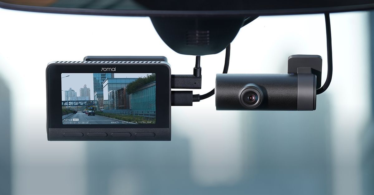 Відеореєстратор 70mai 4K A810 + задня камера RC12 + кабель UP03, UP04.