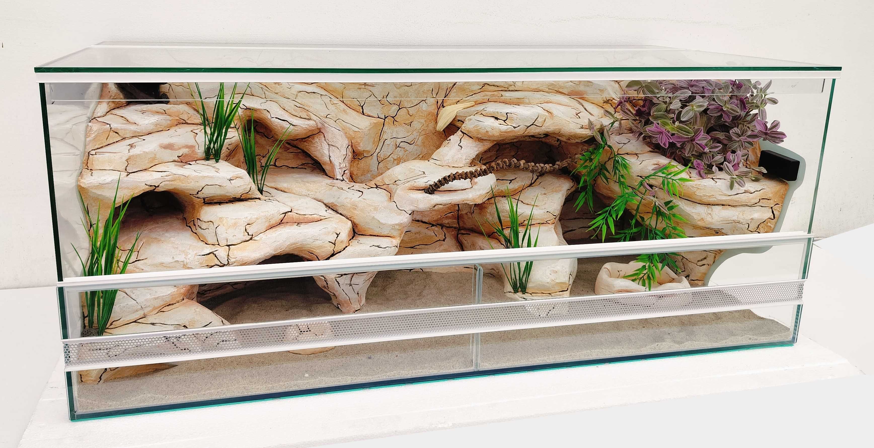 Terrarium dla agamy karłowatej, pytona królewskiego, TW48W3L AquaWaves