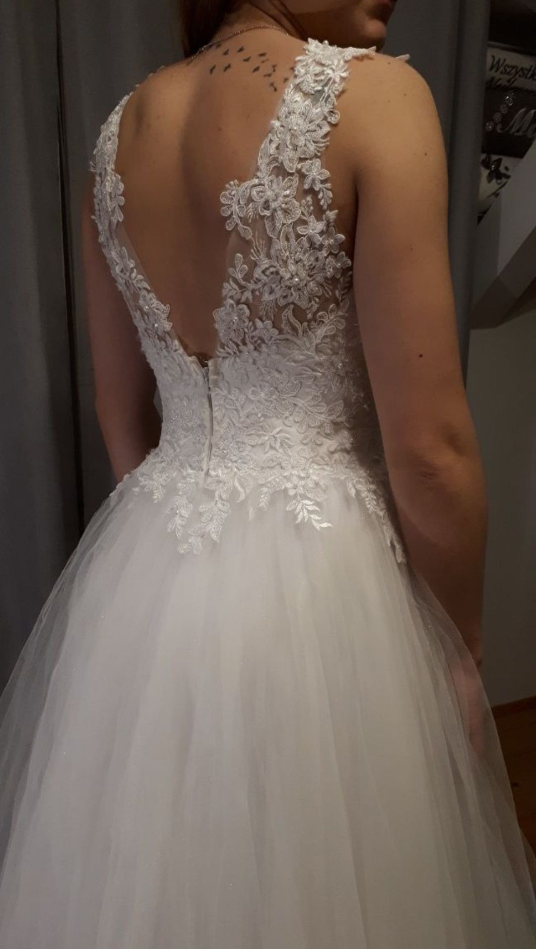 Suknia ślubna biała rozmiar 36