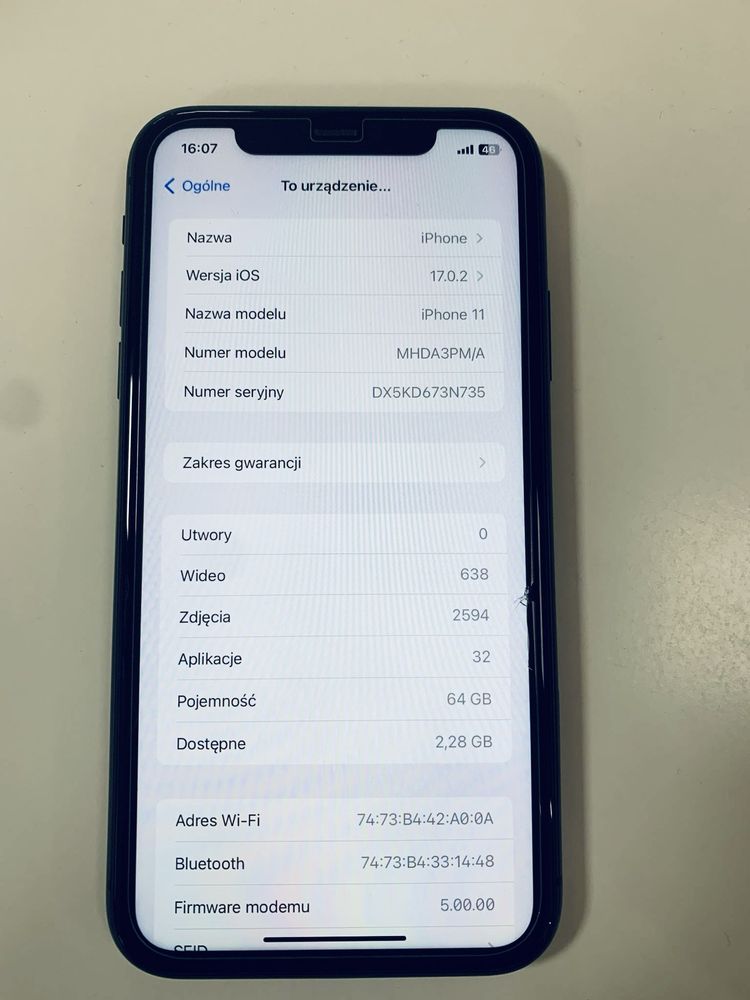 Iphone 11 64GB czarny