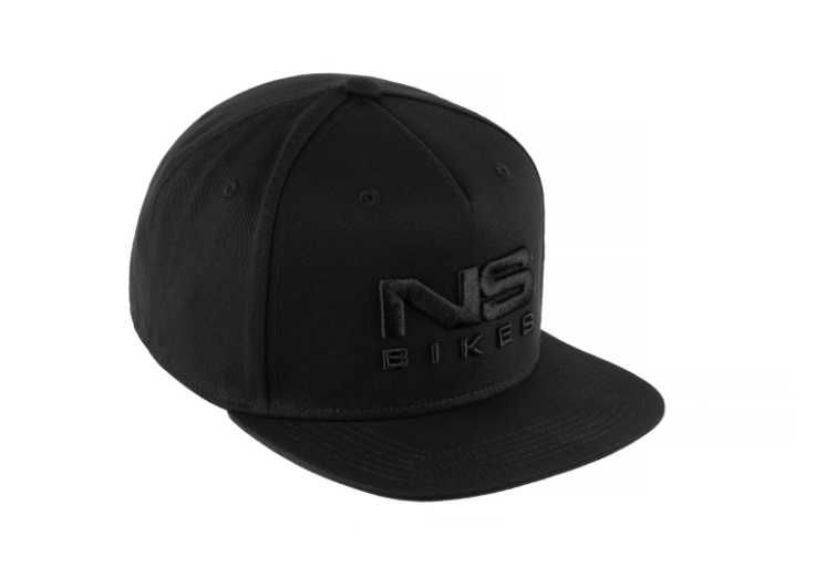 Czapka NS Bikes czarna - czarne logo