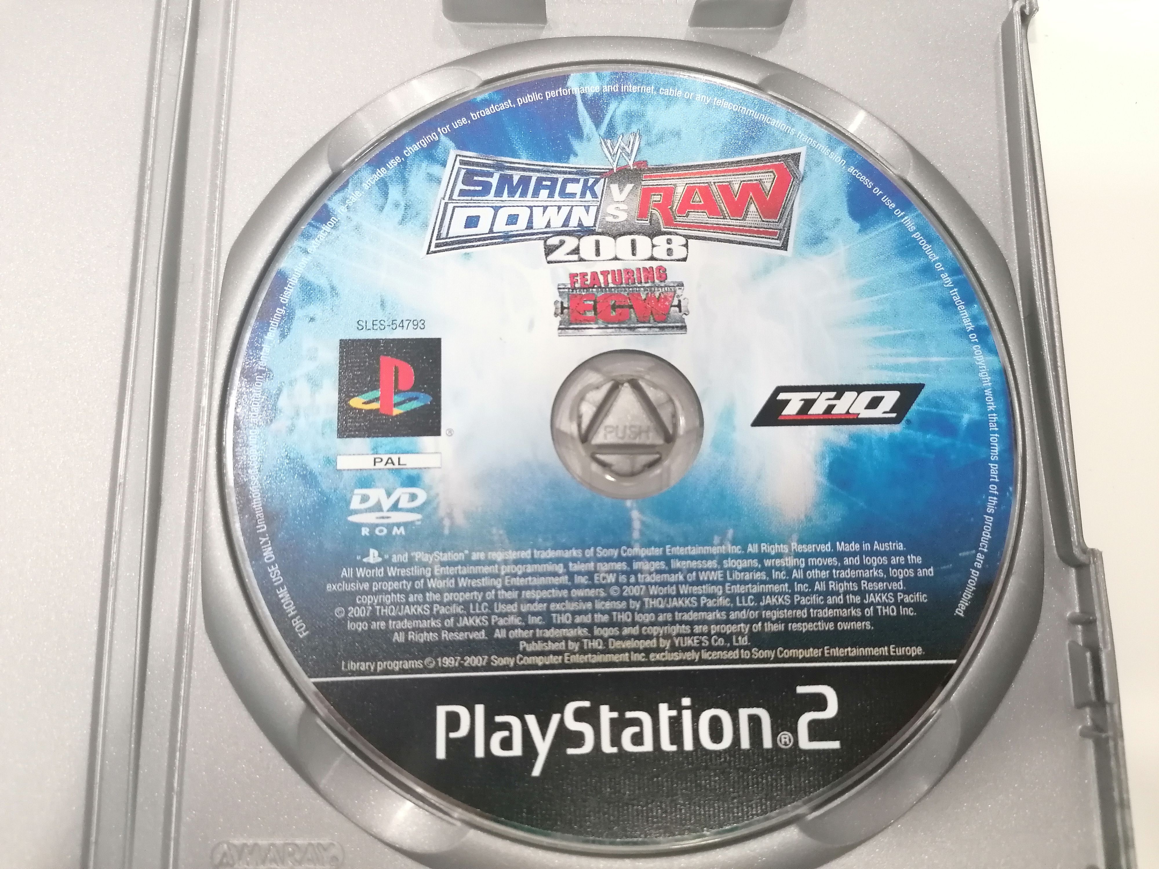 Smackdown vs Raw 2008  PS2 Playstation 2