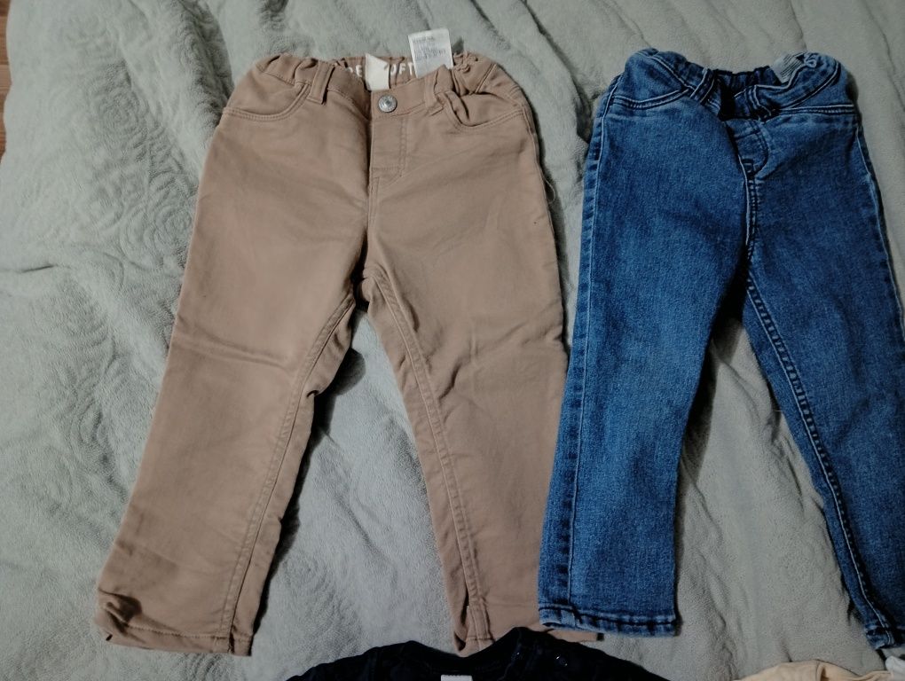 Koszulki jeansy h&m 86-92