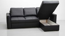 LZW skóra naturalna narożnik funkcja spania pojemnik 6605 sofa  rogówk