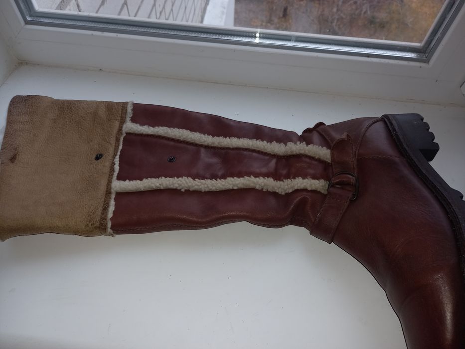 Сапоги Italy 40 кожание