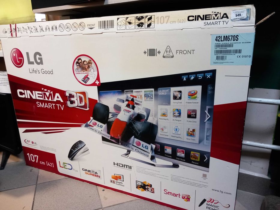 TELEWIZOR LG 42LM670S  Loombard Szczytno!