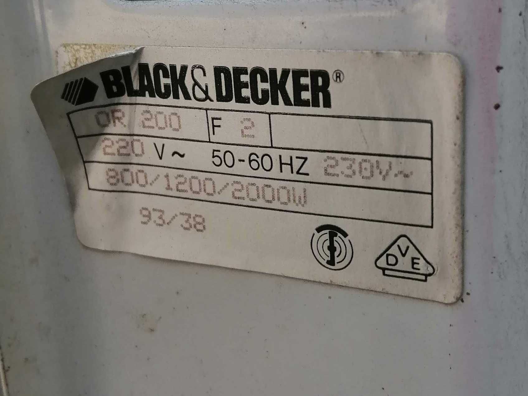 aquecedor a óleo 2000W Black & Decker