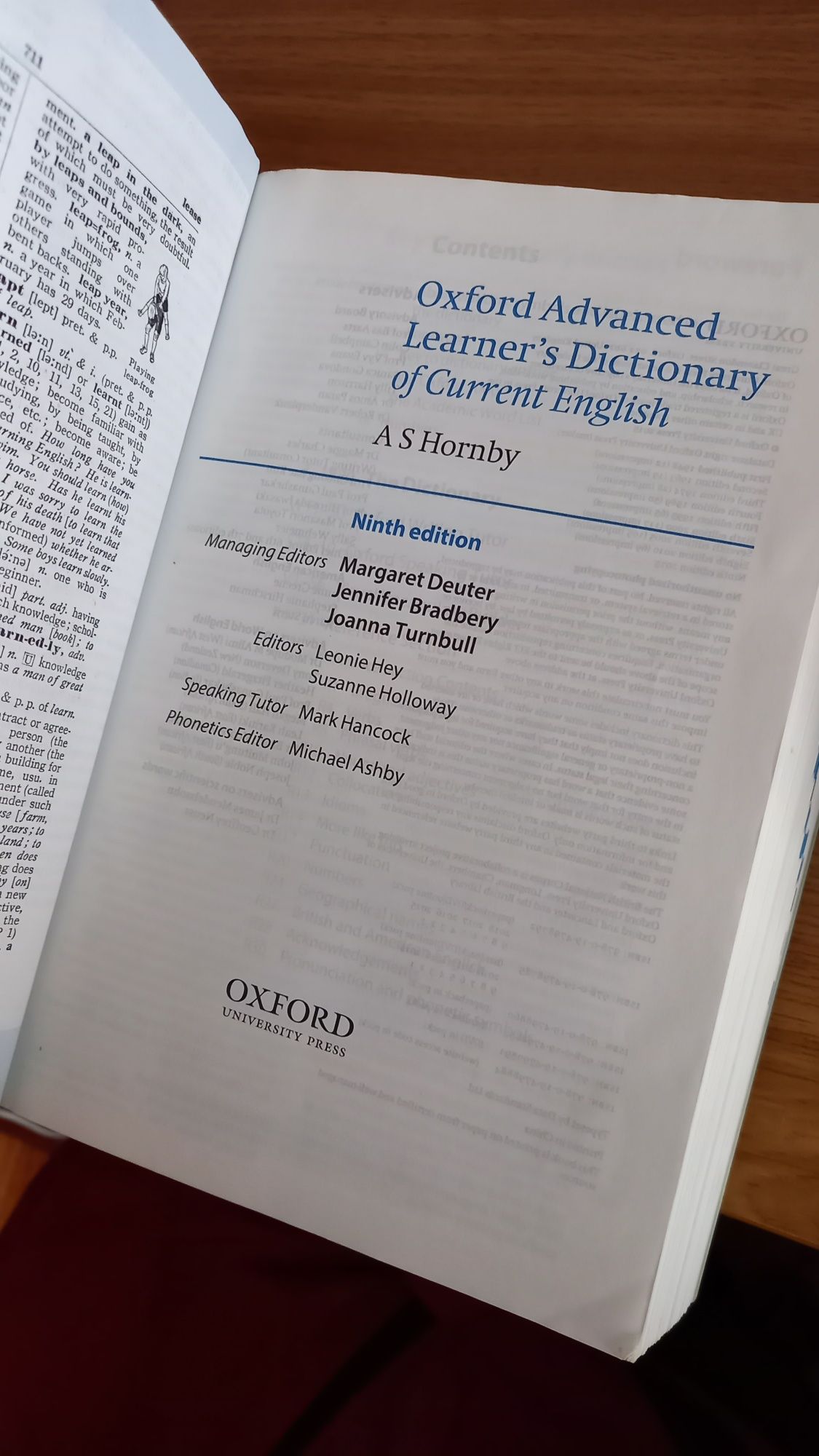 Oxford Advanced Learner's Dictionary