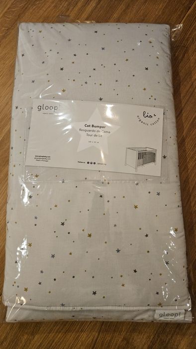 Gloop! Nowy ochraniacz do łóżeczka. 190x35cm. Magic Sky.