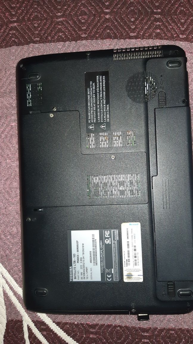 Portatil toshiba L735