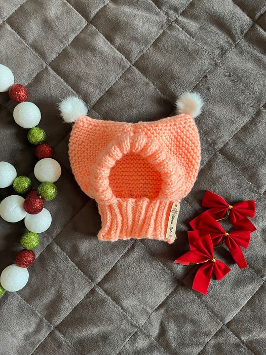 Czapka dla małego pieska lub kota