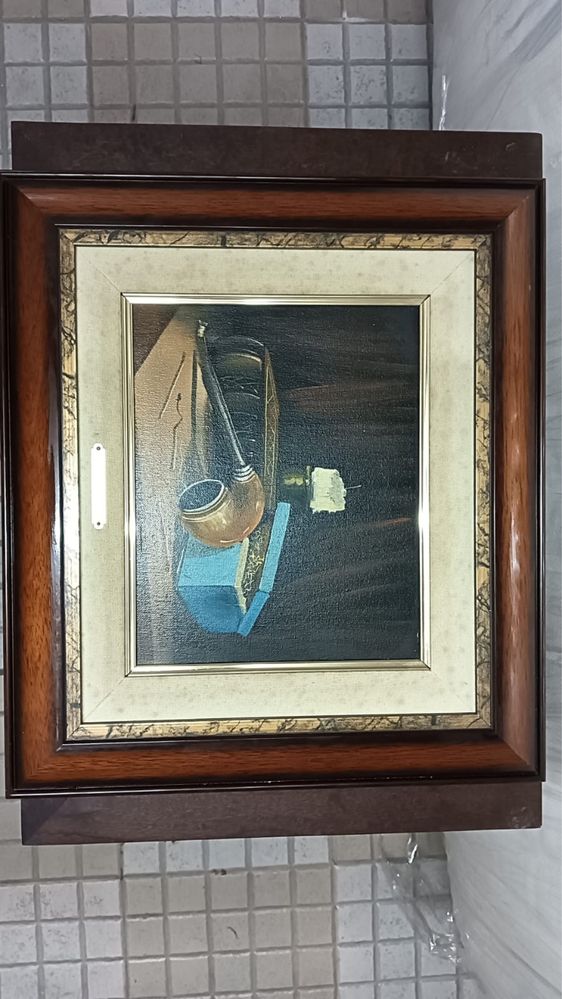 Quadros pintados a oleo