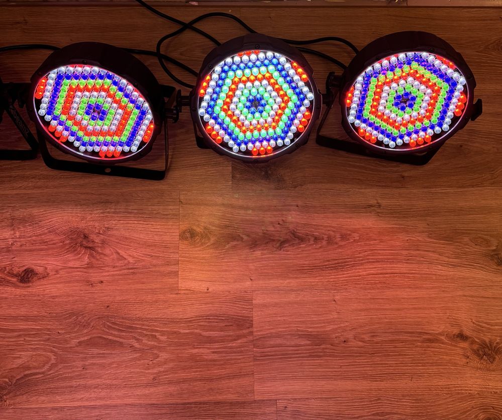 Led Par Beamz Flatpar 118