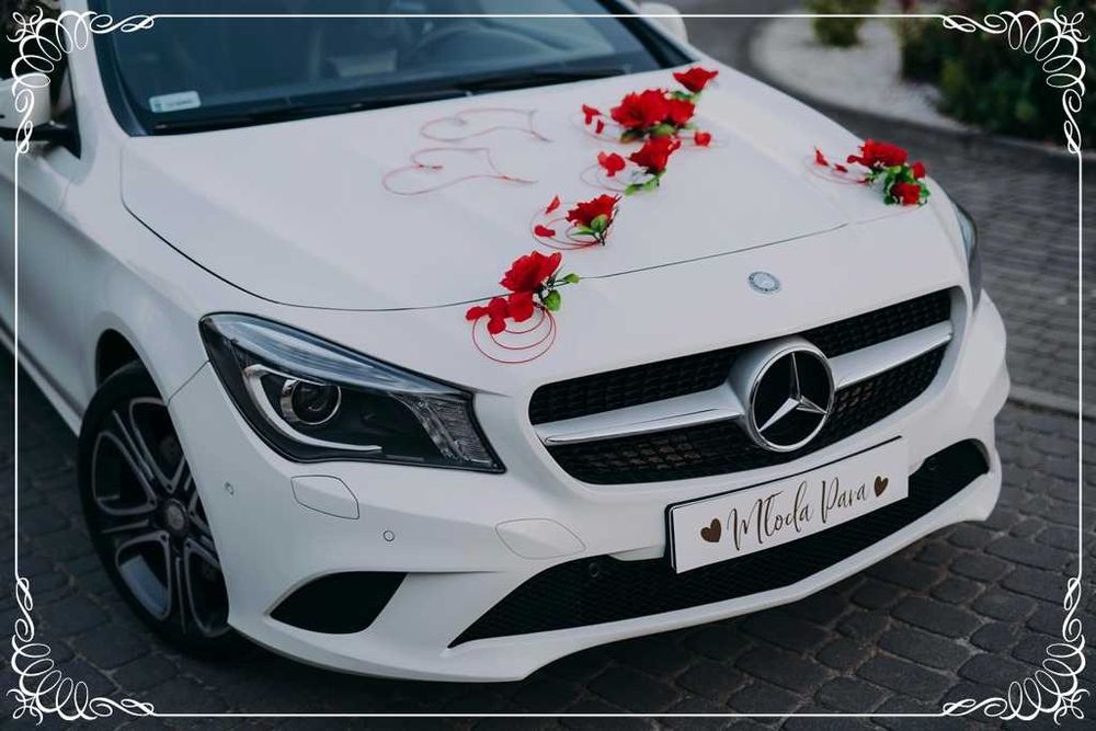 Auto do ślubu. Samochód na ślub. Mercedes CLA, wolne terminy