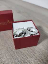 zestaw komplet pierścionków pierścionek srebrny srebro 925 skrzydła