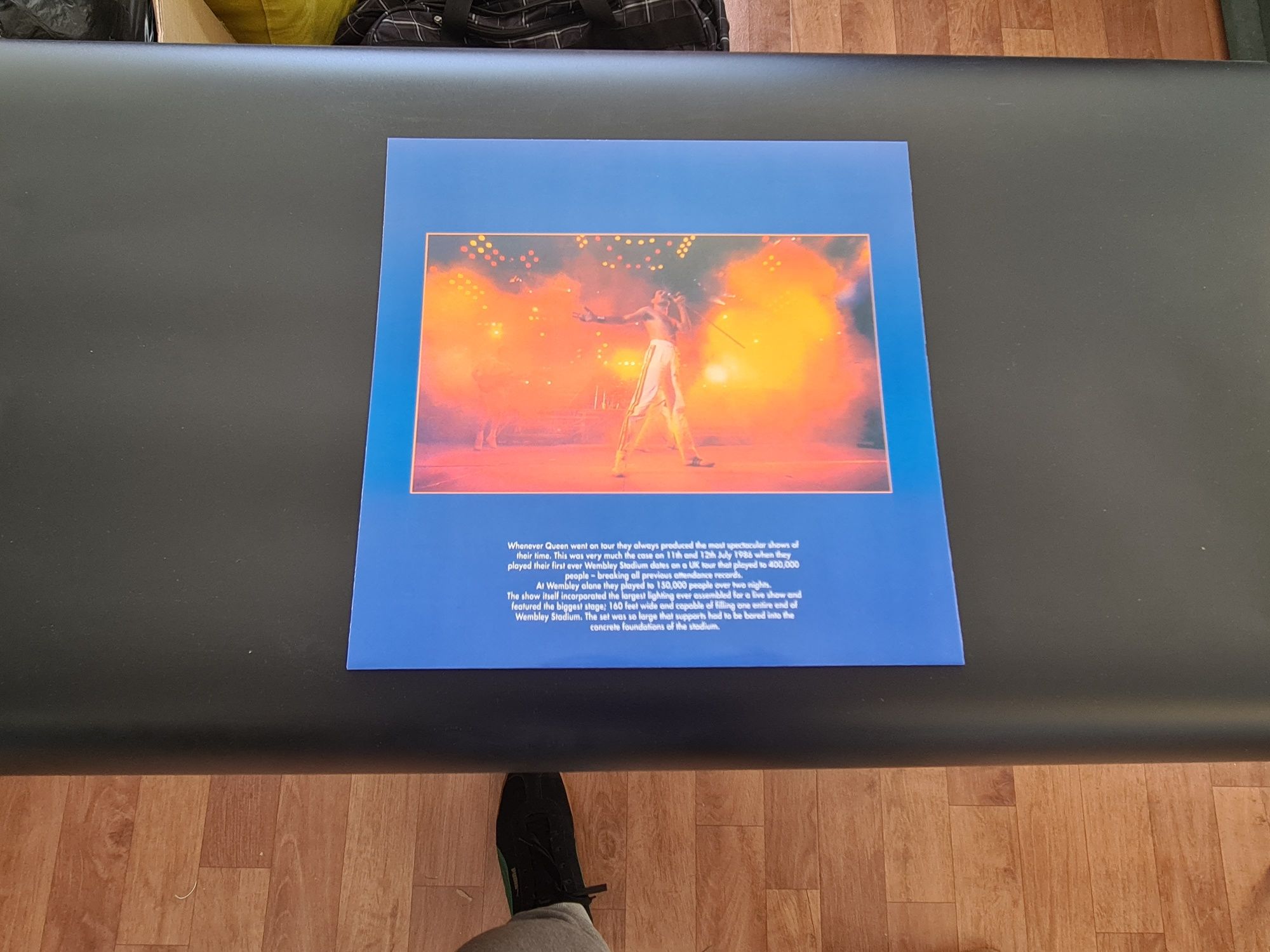 Queen Live at Wembley '86 kolorowy winyl 2 LP drukowane koperty plakat