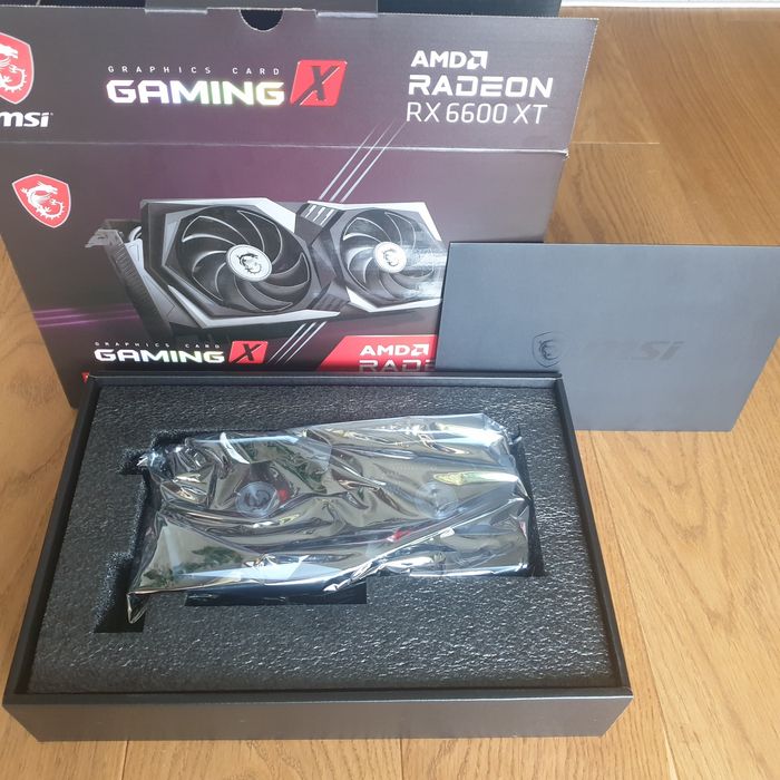 Msi rx 6600 xt gaming x 8gb nowa nie używana