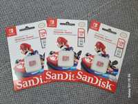 Nowa Karta microSD SanDisk 128 GB Nintendo Switch Mario Bros
