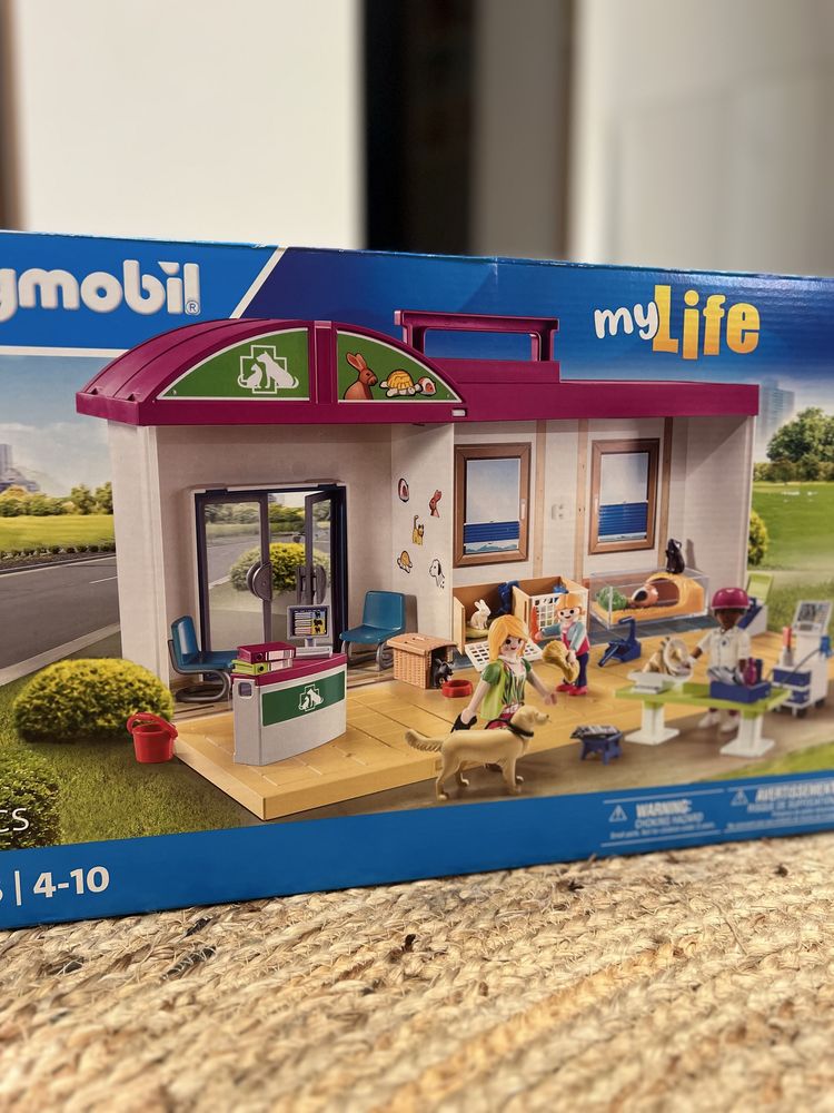 Playmobil przenosna klinika dla zwierząt 71715