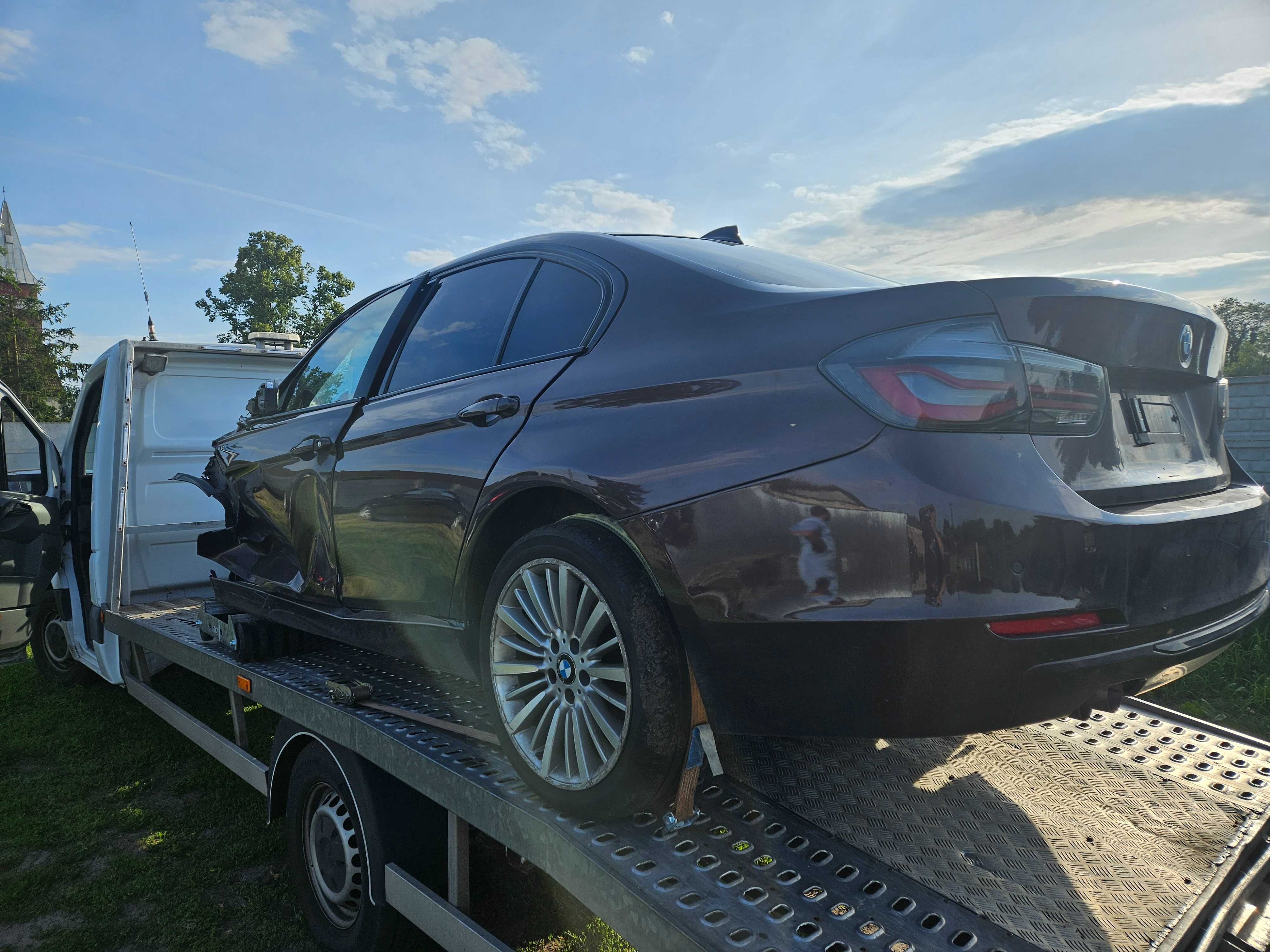 Bmw f30 2.0d automat 184km wszystkie czesci! Rauch-topas metallic