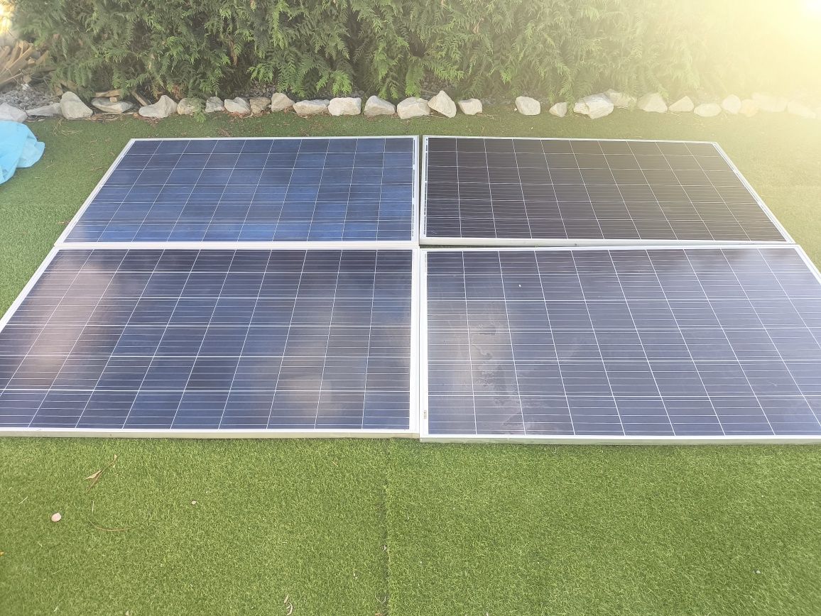 4 painéis solares 280w