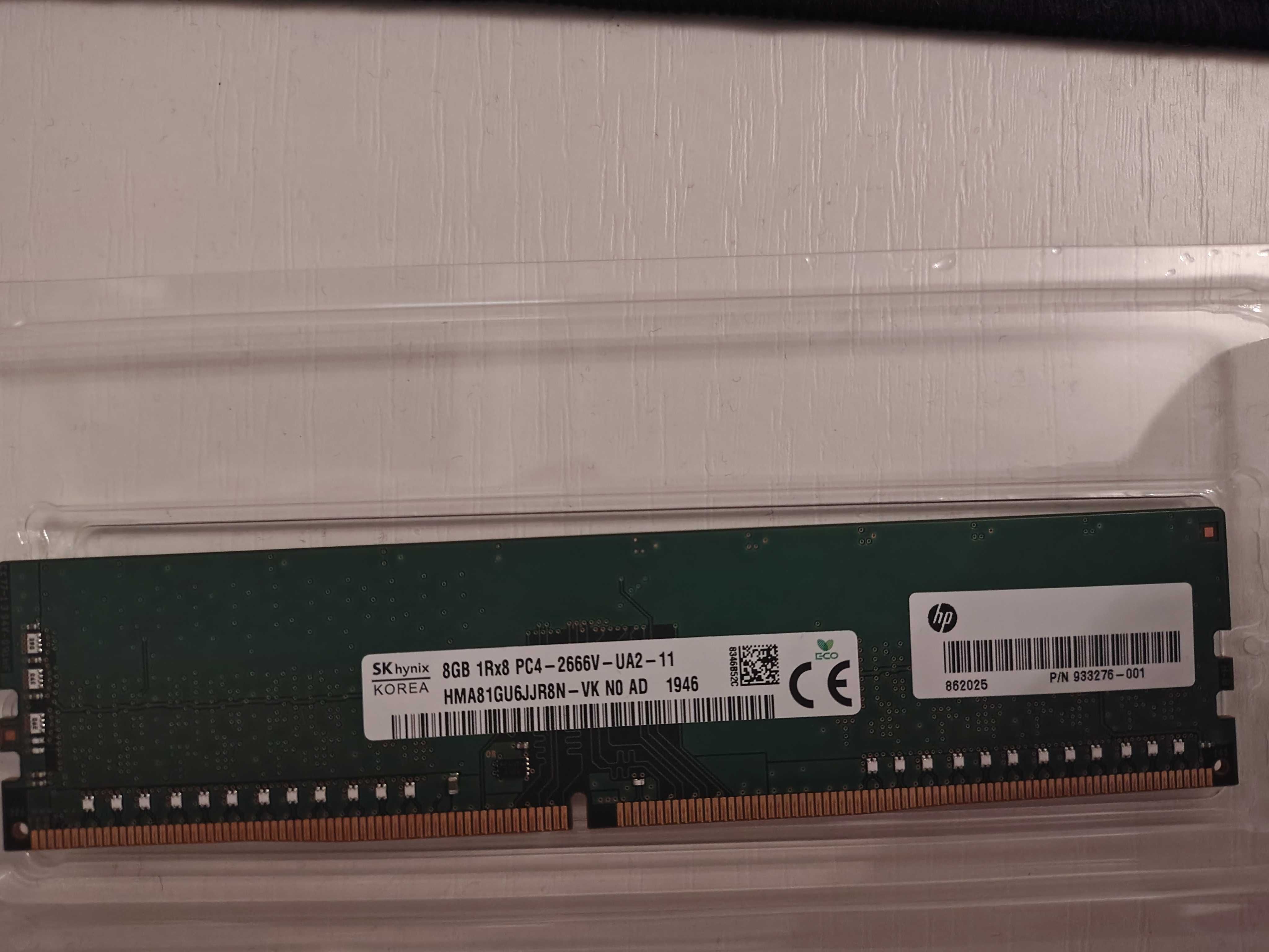 ОЗУ Оперативна пам'ять DIMM 8Gb DDR4-2666 Hynix HMA81GU6JJR8N-VK
