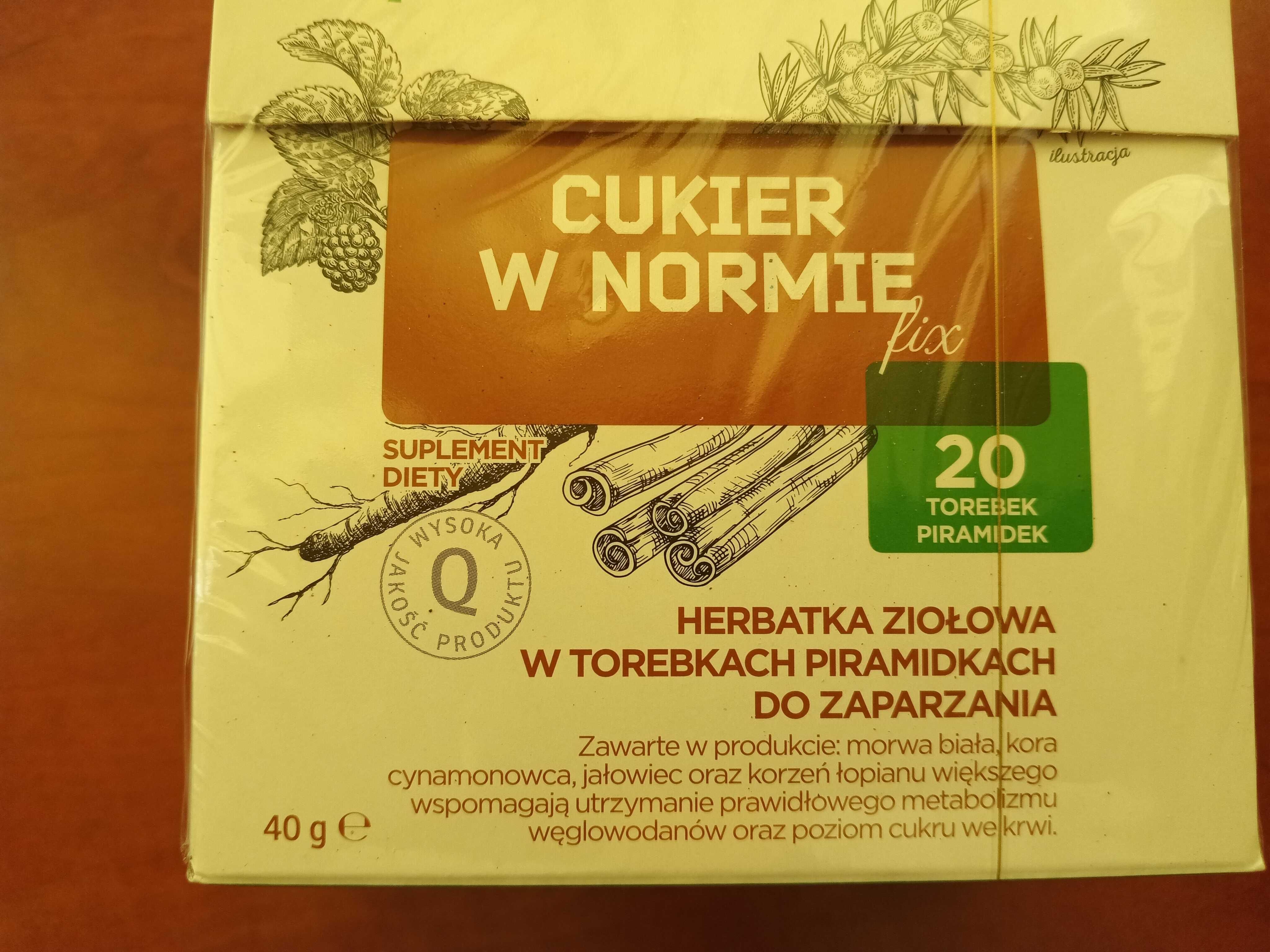 Cukier w normie fix 20 torebek piramidek